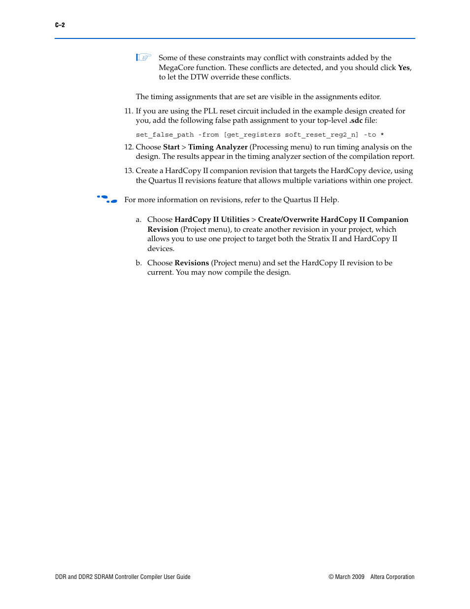 Altera DDR SDRAM Controller User Manual | Page 100 / 106