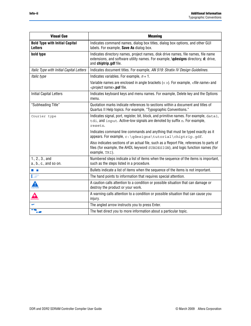 Altera DDR SDRAM Controller User Manual | Page 106 / 106