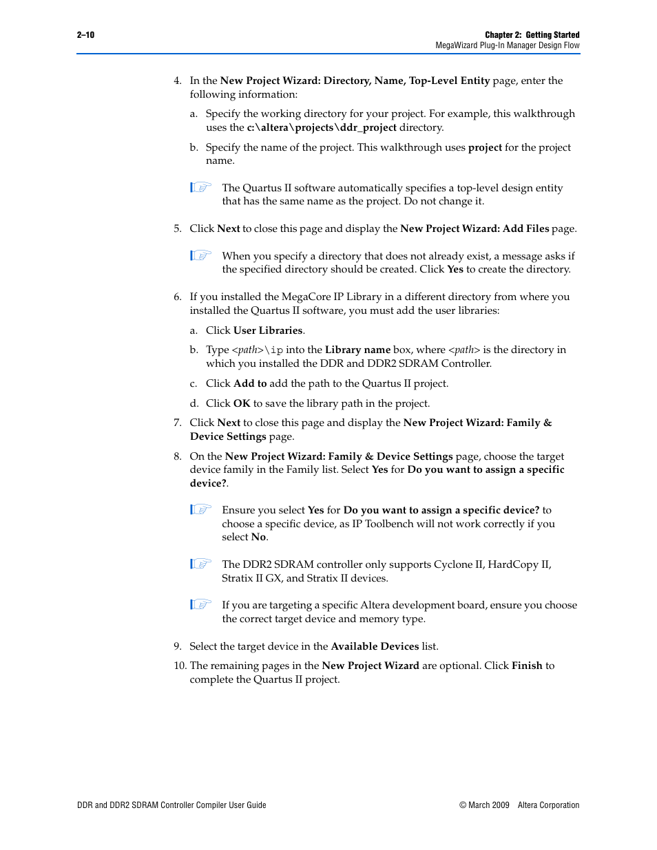 Altera DDR SDRAM Controller User Manual | Page 20 / 106