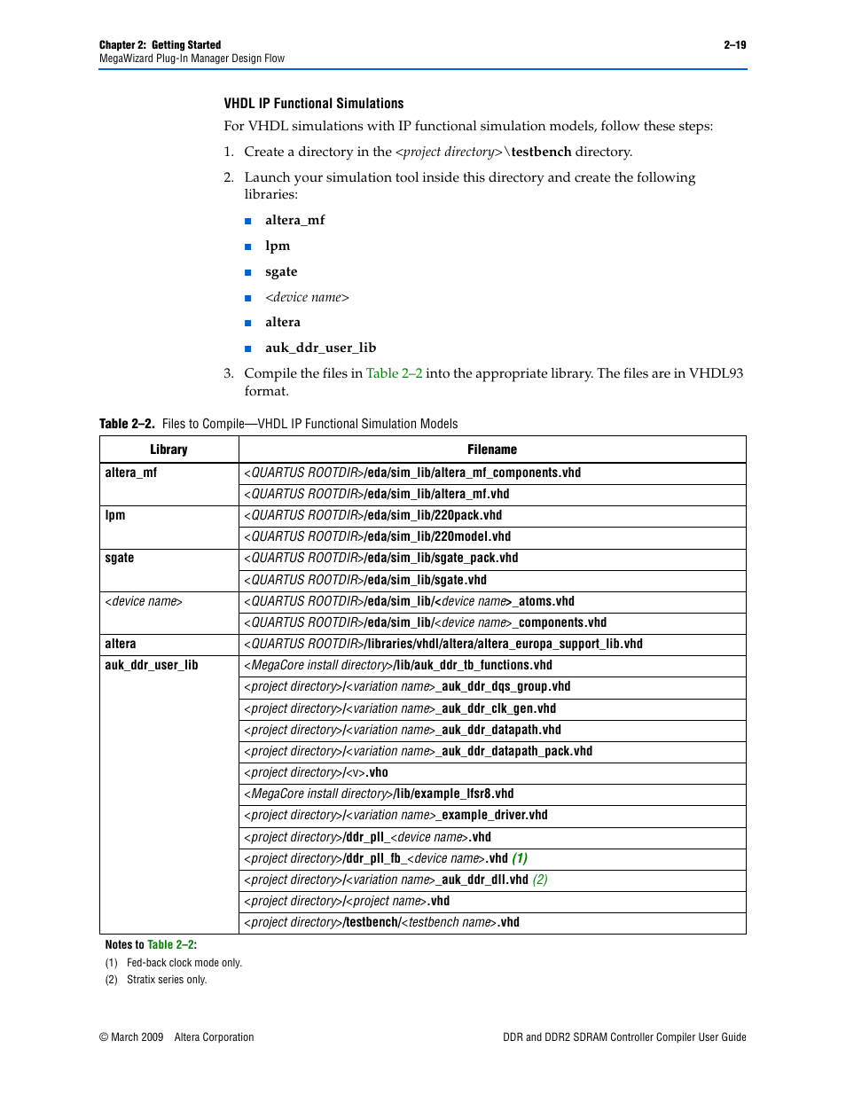 Altera DDR SDRAM Controller User Manual | Page 29 / 106