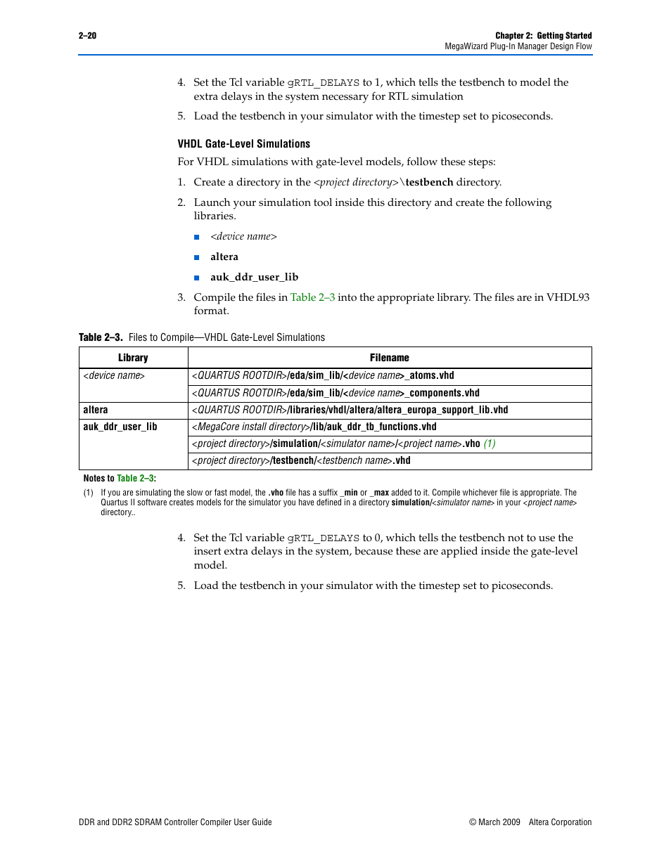 Altera DDR SDRAM Controller User Manual | Page 30 / 106