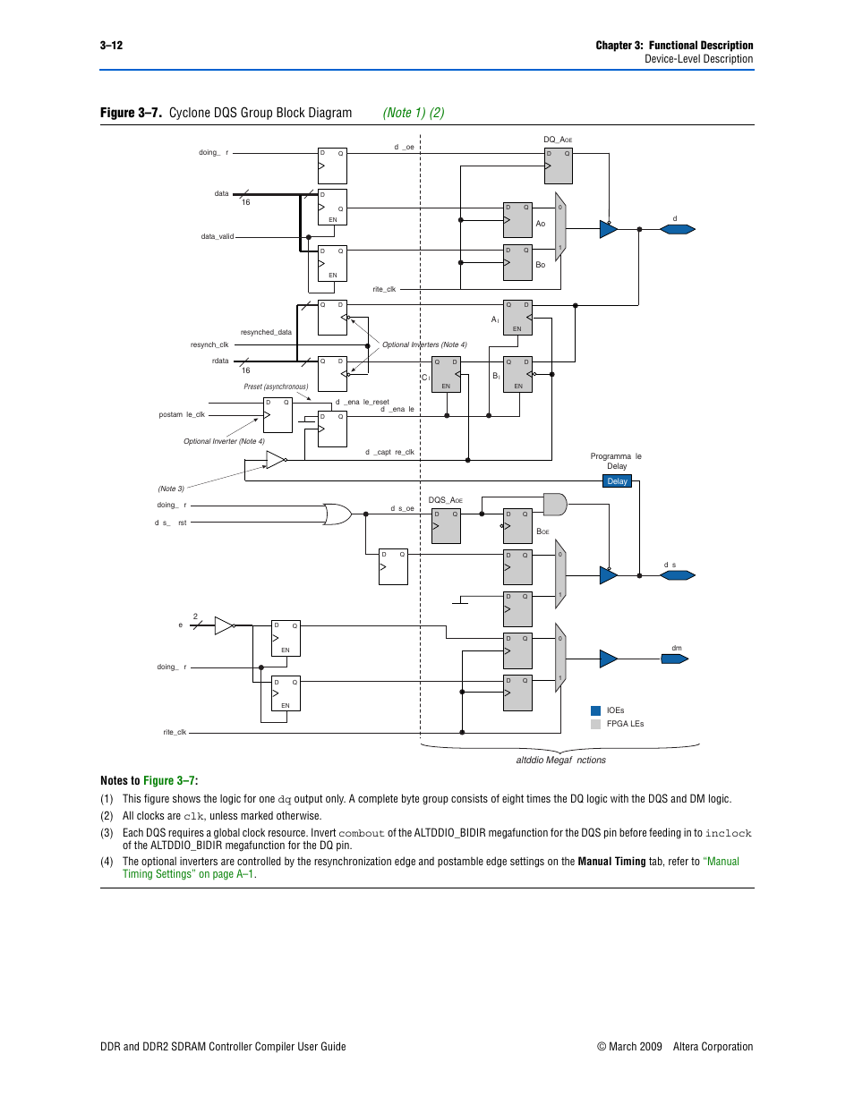 Note 1) | Altera DDR SDRAM Controller User Manual | Page 48 / 106