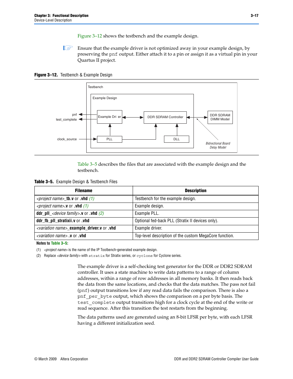 Altera DDR SDRAM Controller User Manual | Page 53 / 106