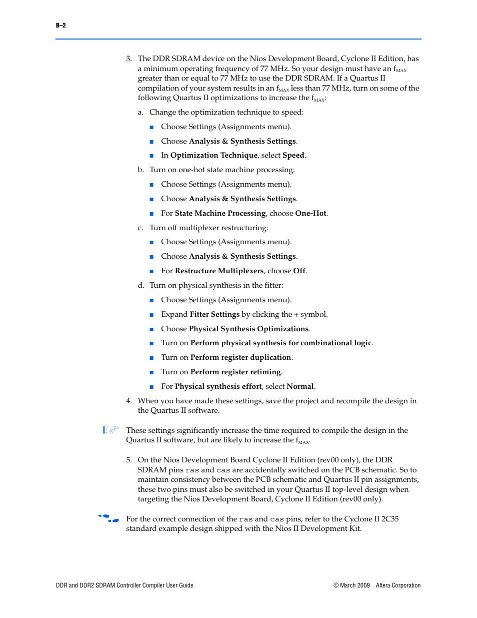 Altera DDR SDRAM Controller User Manual | Page 96 / 106