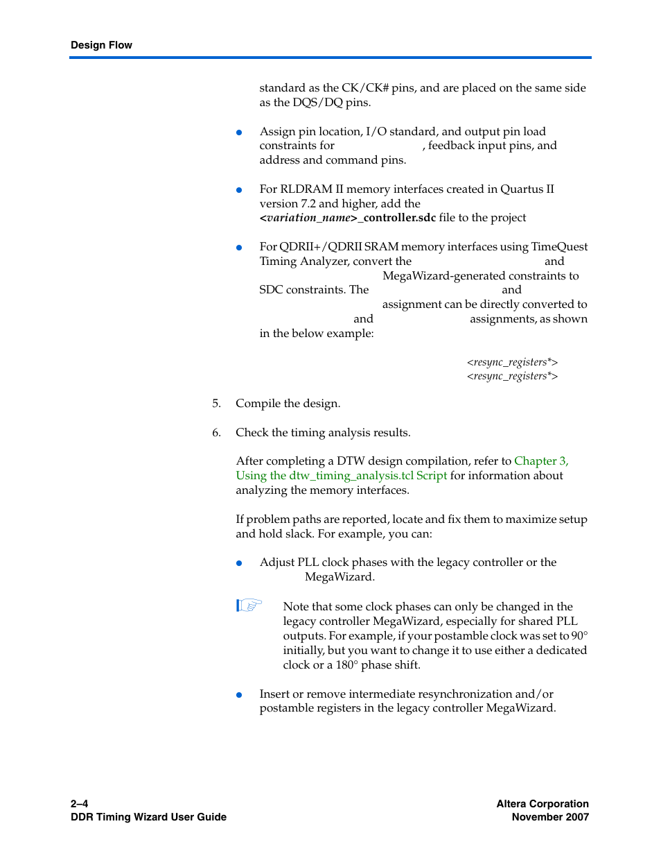 Altera DDR Timing Wizard User Manual | Page 16 / 92