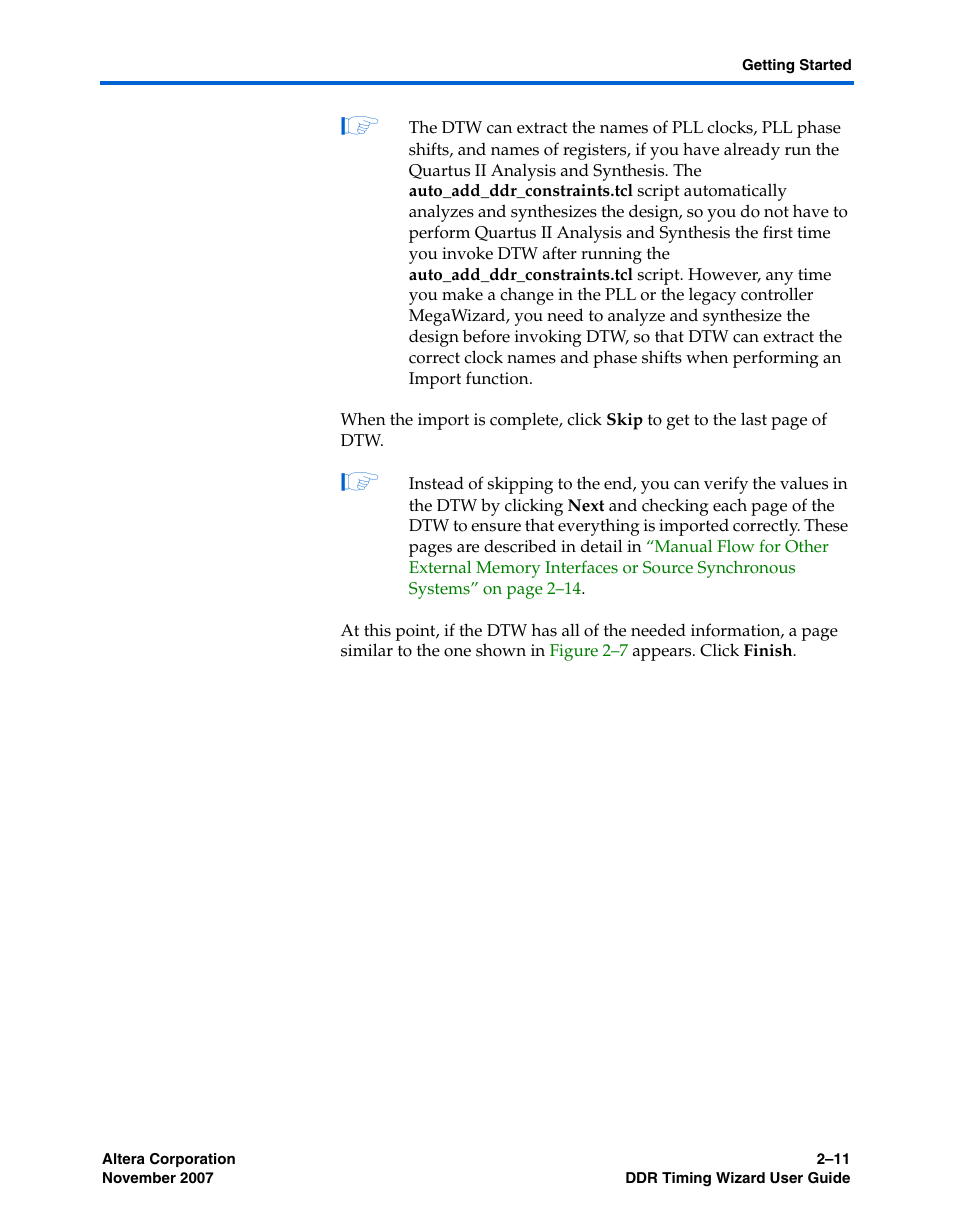 Altera DDR Timing Wizard User Manual | Page 23 / 92