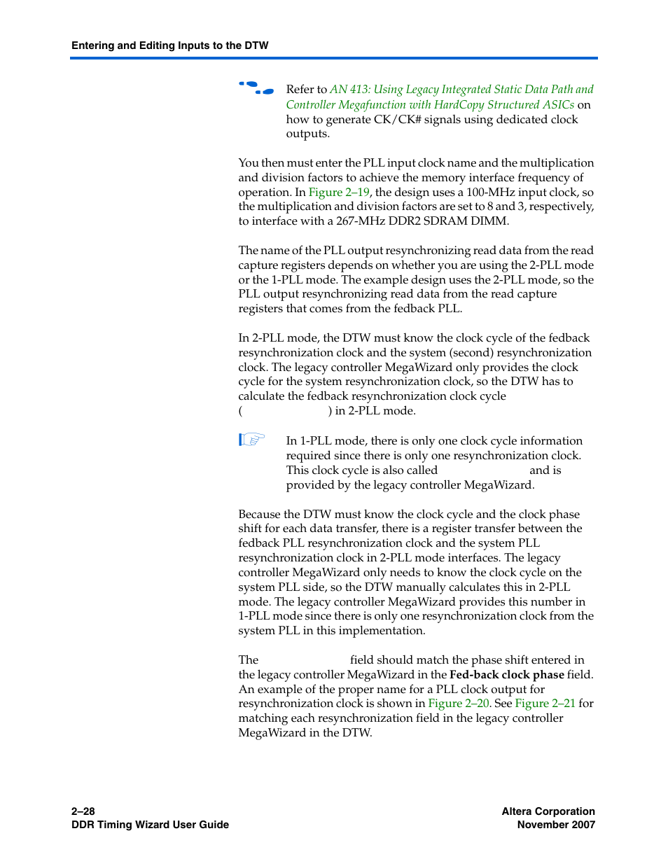 Altera DDR Timing Wizard User Manual | Page 40 / 92
