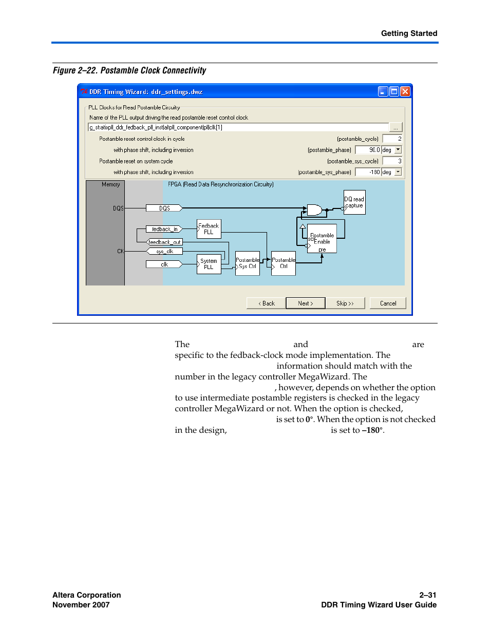 Figure 2–22, Show | Altera DDR Timing Wizard User Manual | Page 43 / 92