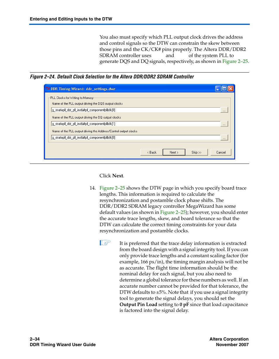 Altera DDR Timing Wizard User Manual | Page 46 / 92