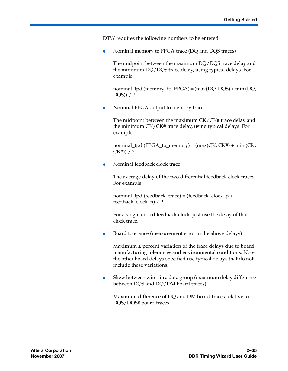 Altera DDR Timing Wizard User Manual | Page 47 / 92