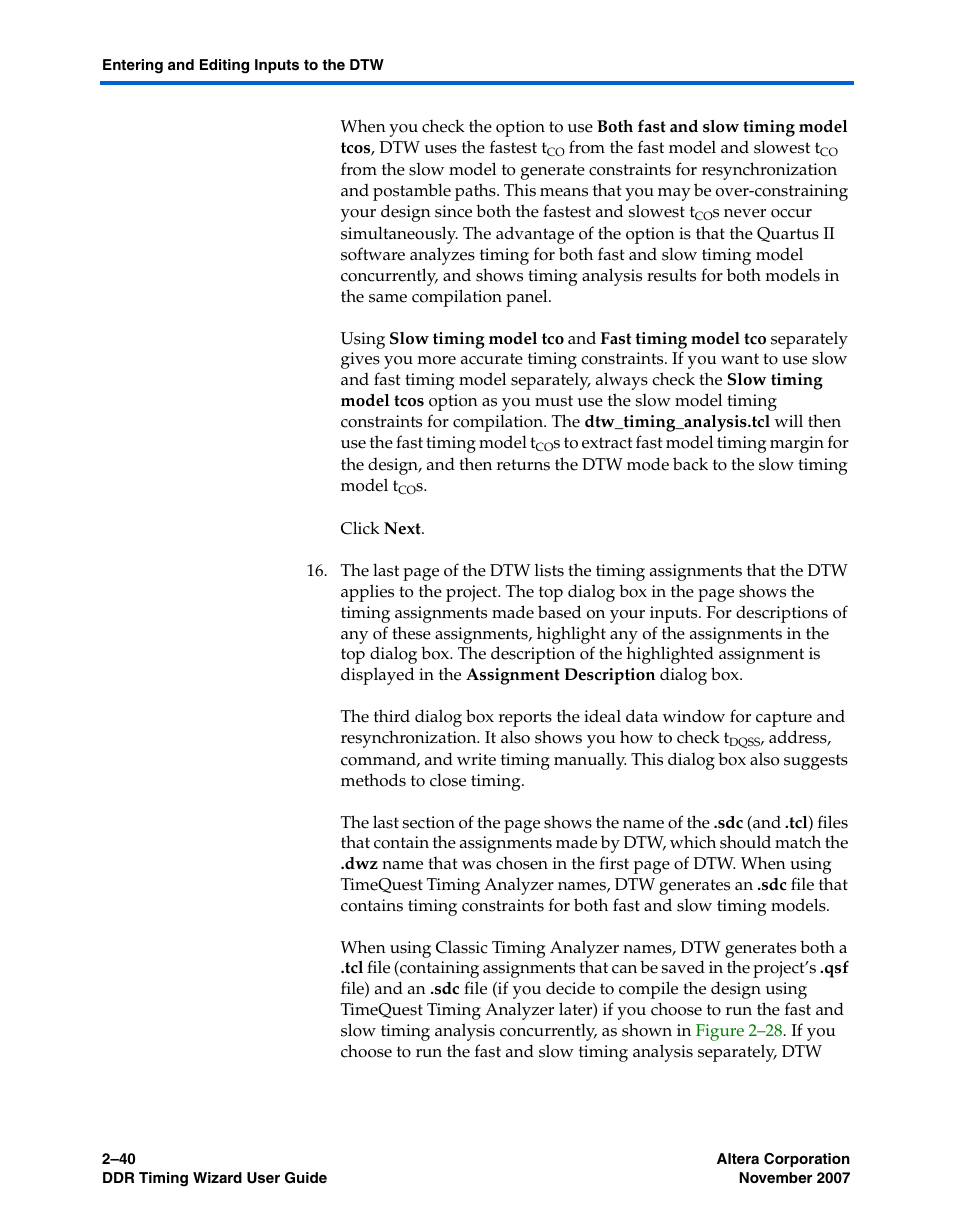 Altera DDR Timing Wizard User Manual | Page 52 / 92