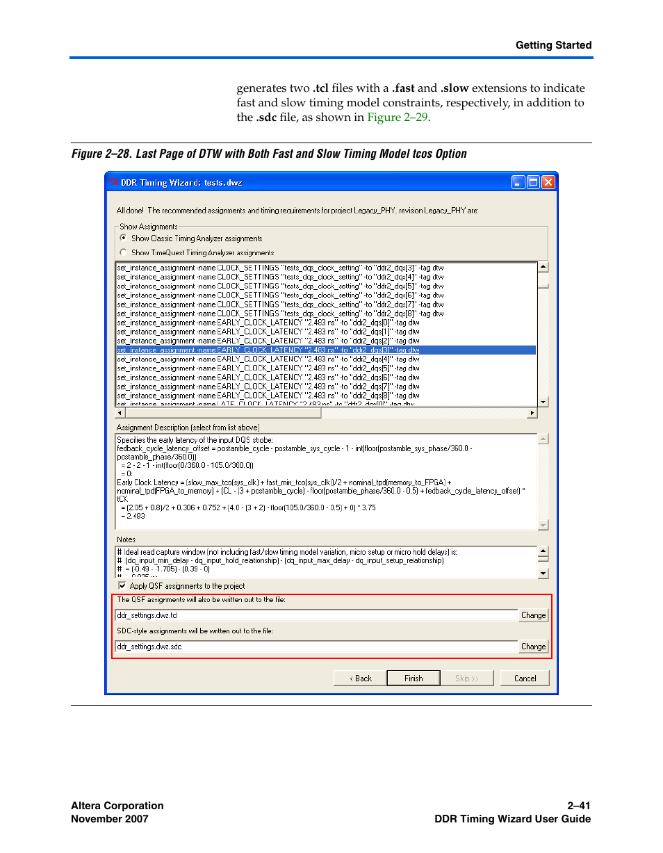 Altera DDR Timing Wizard User Manual | Page 53 / 92