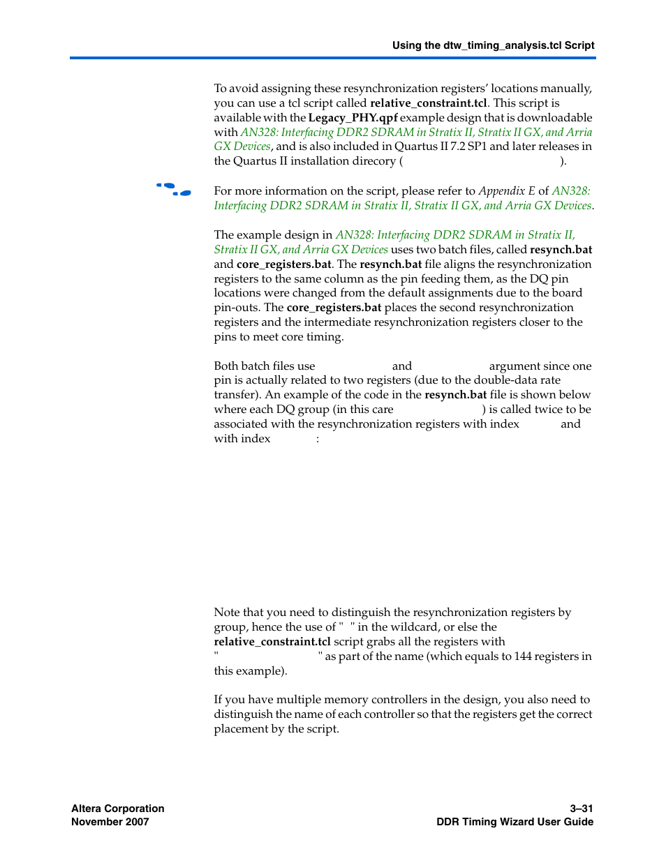 Altera DDR Timing Wizard User Manual | Page 91 / 92