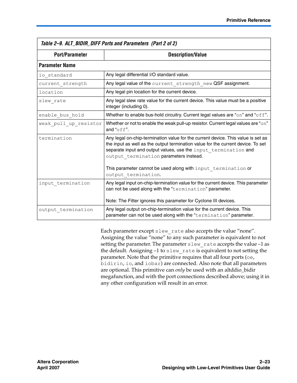 Altera Designing With Low-Level Primitives User Manual | Page 45 / 56