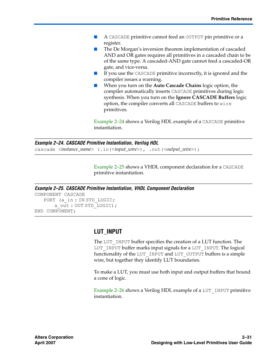 Lut_input | Altera Designing With Low-Level Primitives User Manual | Page 53 / 56