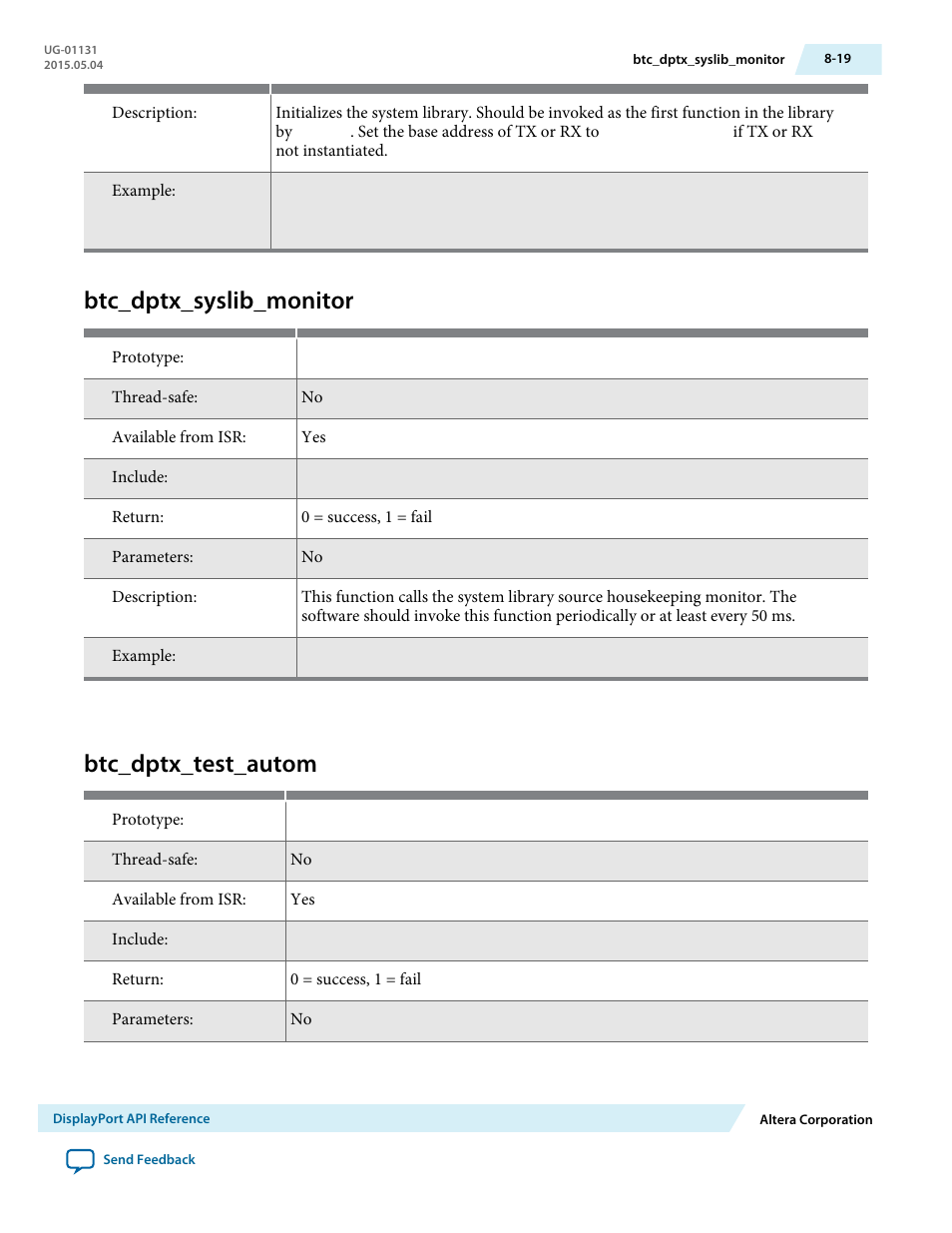 Btc_dptx_syslib_monitor, Btc_dptx_test_autom, Btc_dptx_syslib_monitor -19 | Btc_dptx_test_autom -19 | Altera DisplayPort MegaCore Function User Manual | Page 120 / 195