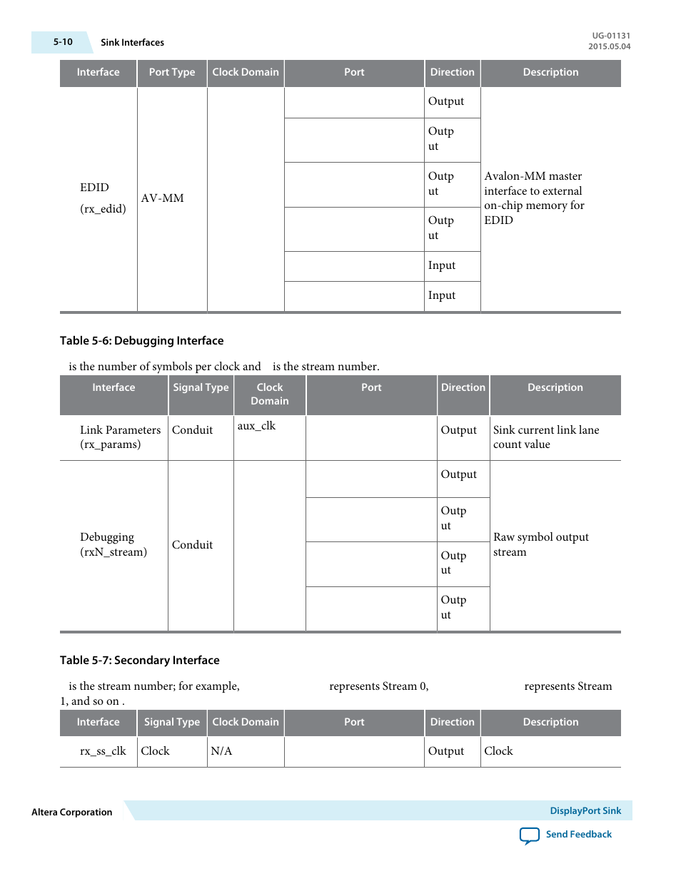 Altera DisplayPort MegaCore Function User Manual | Page 46 / 195