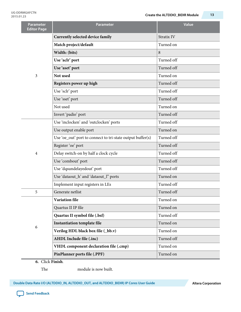 Altera Double Data Rate I/O User Manual | Page 13 / 22