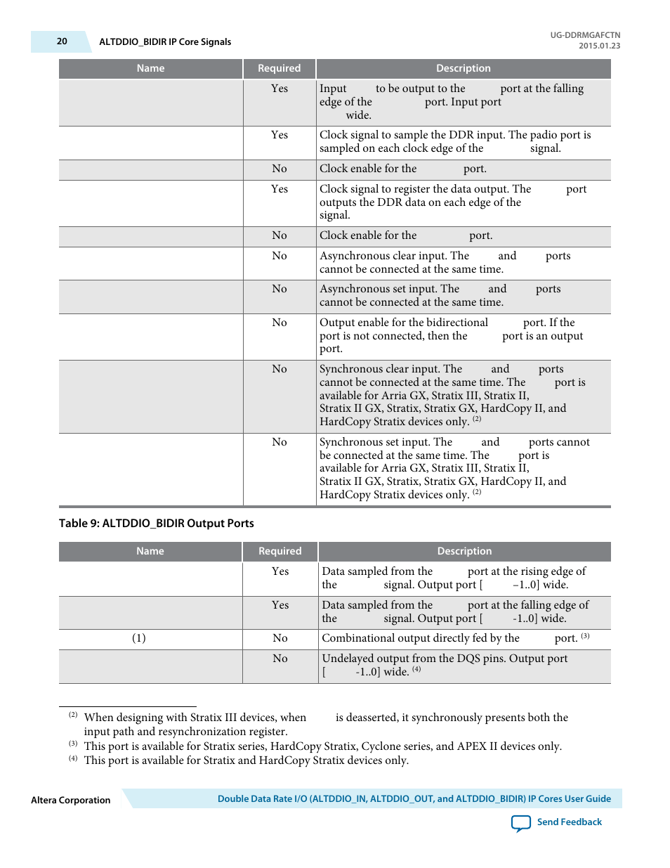 Altera Double Data Rate I/O User Manual | Page 20 / 22