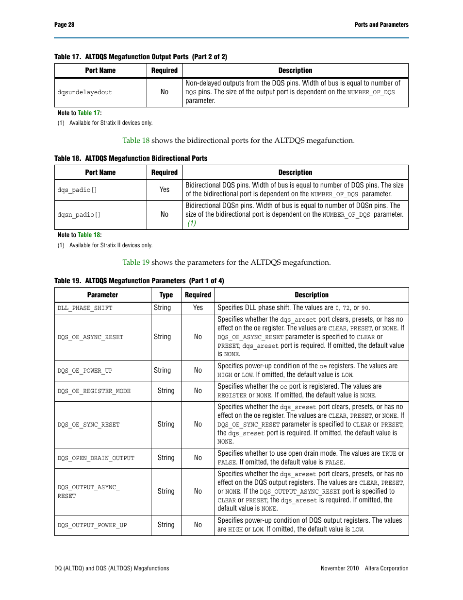 Wide | Altera DQ (ALTDQ) User Manual | Page 28 / 31