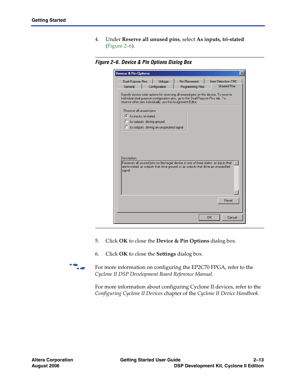 Altera DSP Development Kit, Cyclone II Edition Getting Started User Manual | Page 23 / 32