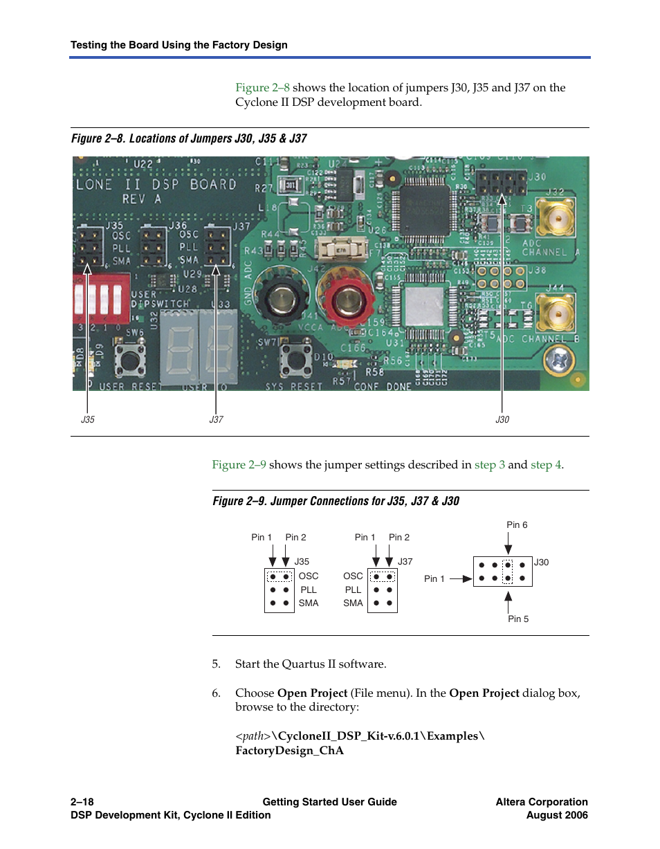 Altera DSP Development Kit, Cyclone II Edition Getting Started User Manual | Page 28 / 32