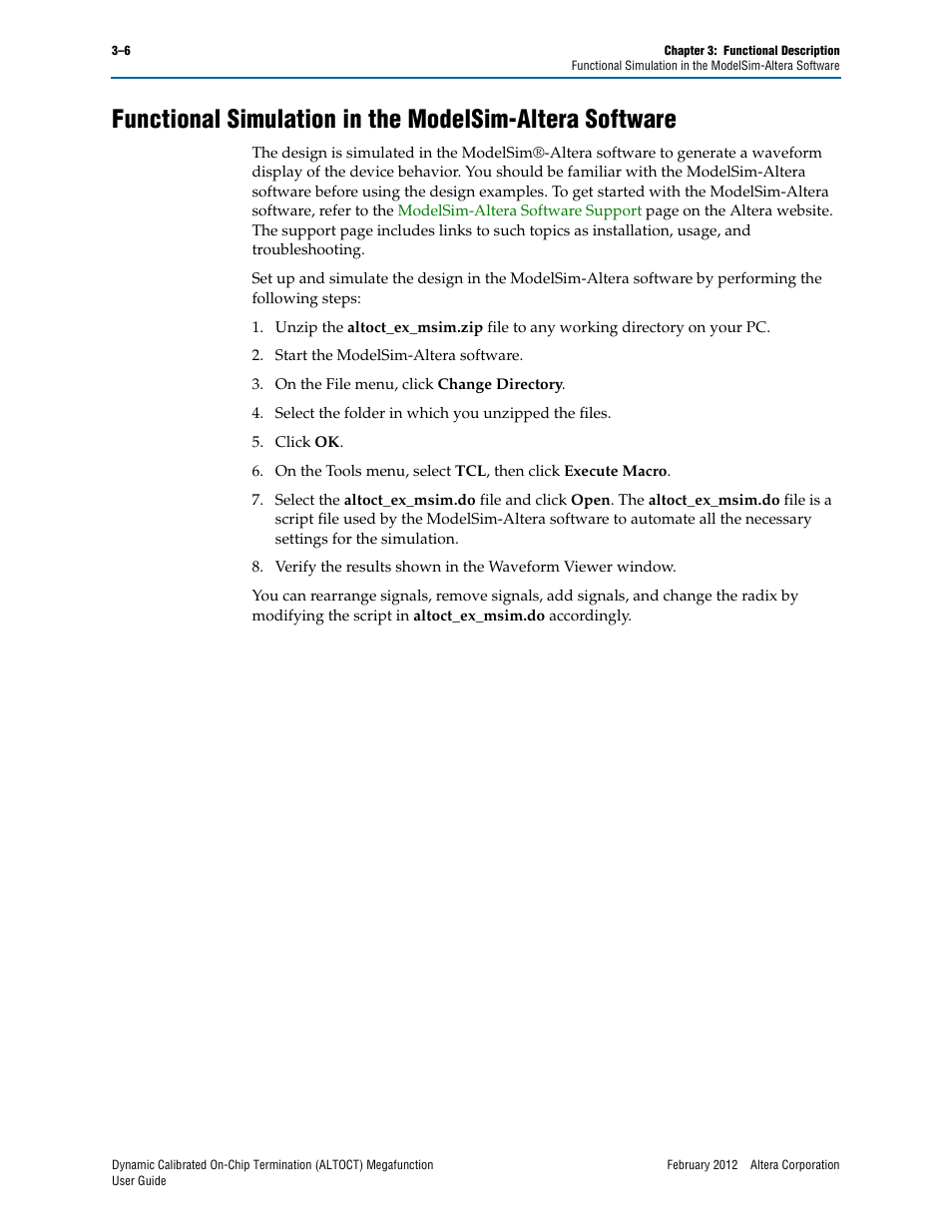 Altera Dynamic Calibrated On-Chip Termination User Manual | Page 13 / 19