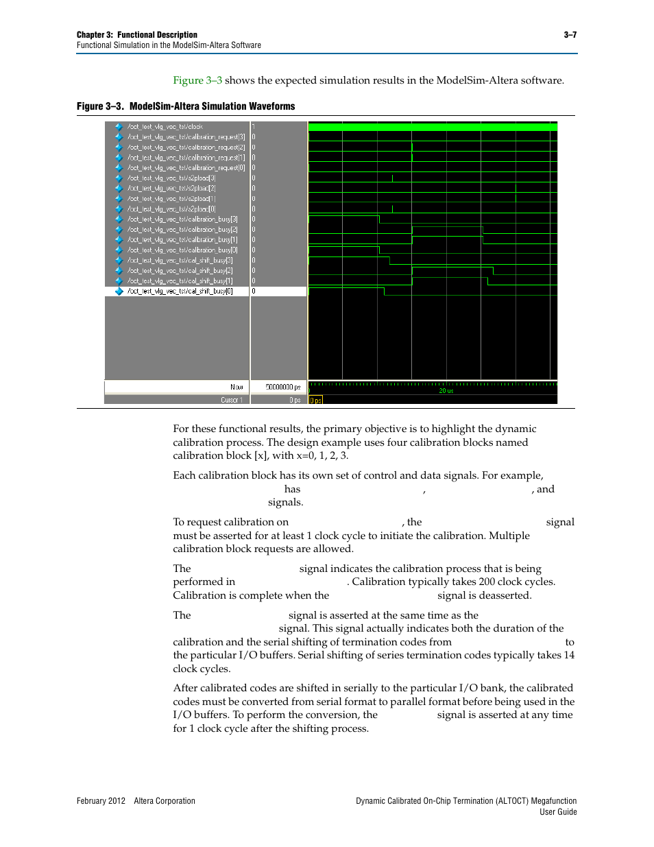 Altera Dynamic Calibrated On-Chip Termination User Manual | Page 14 / 19