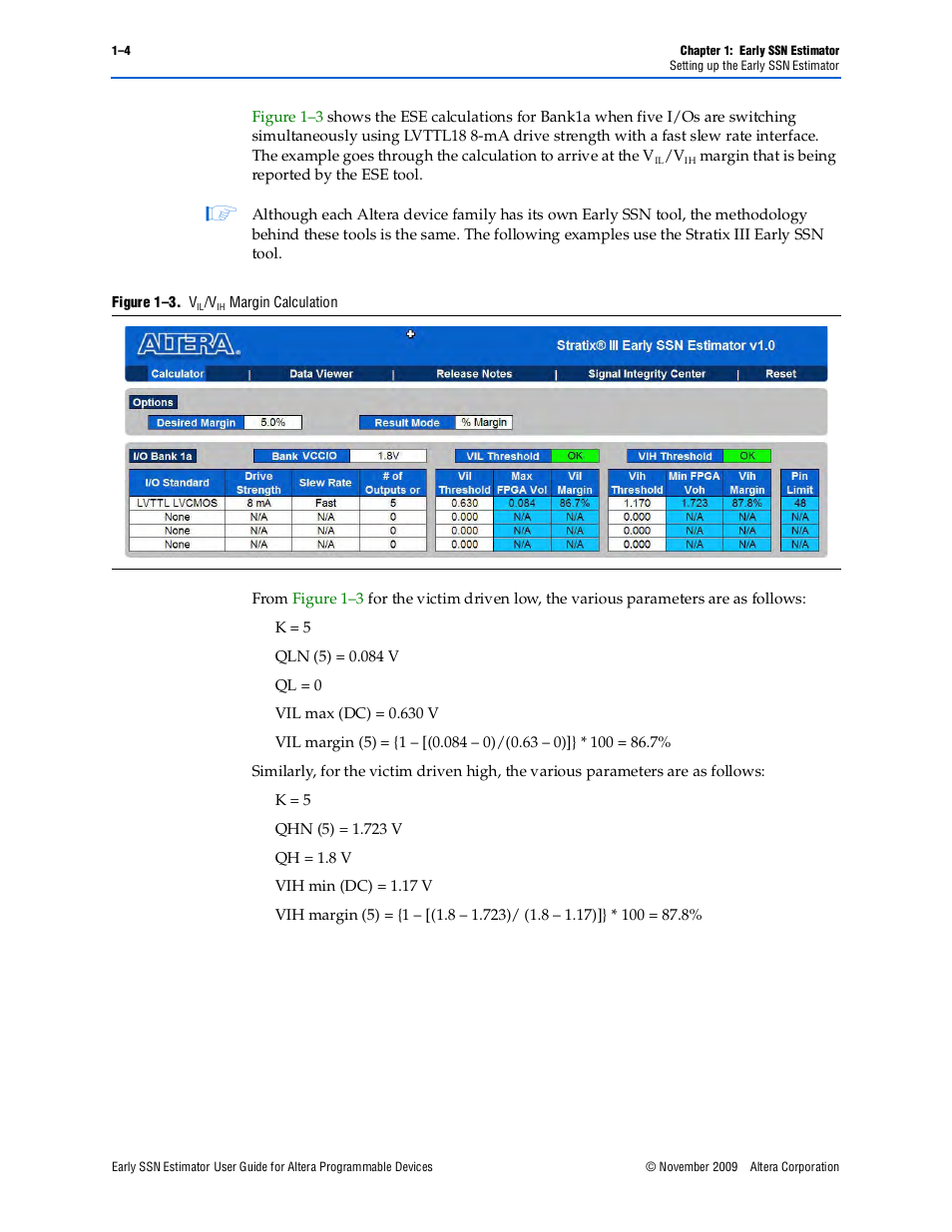 Altera Early SSN Estimator User Manual | Page 8 / 16