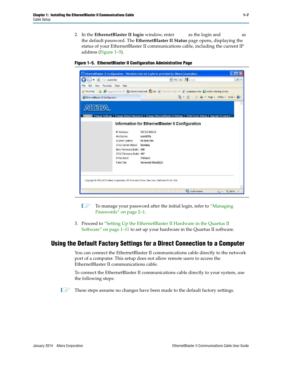 For sy | Altera EthernetBlaster II User Manual | Page 11 / 32