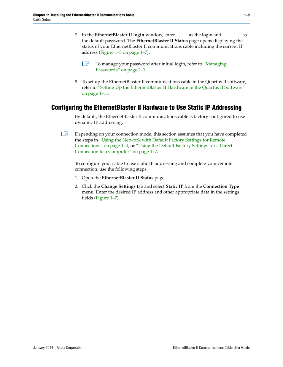 Configuring the | Altera EthernetBlaster II User Manual | Page 13 / 32