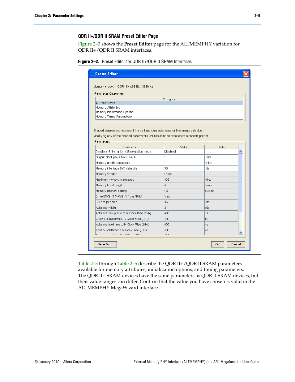 Altera External Memory PHY Interface User Manual | Page 11 / 83