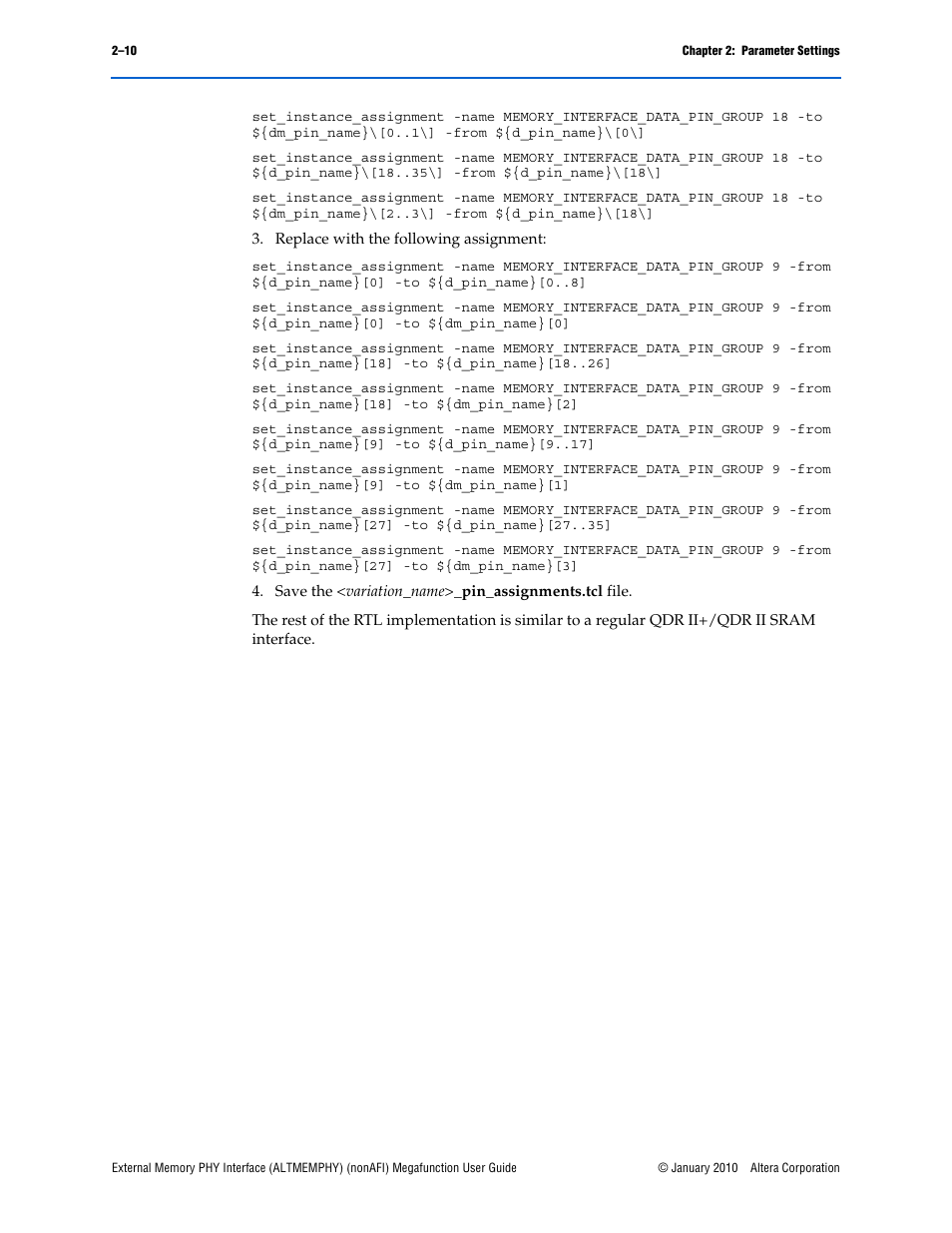 Altera External Memory PHY Interface User Manual | Page 16 / 83
