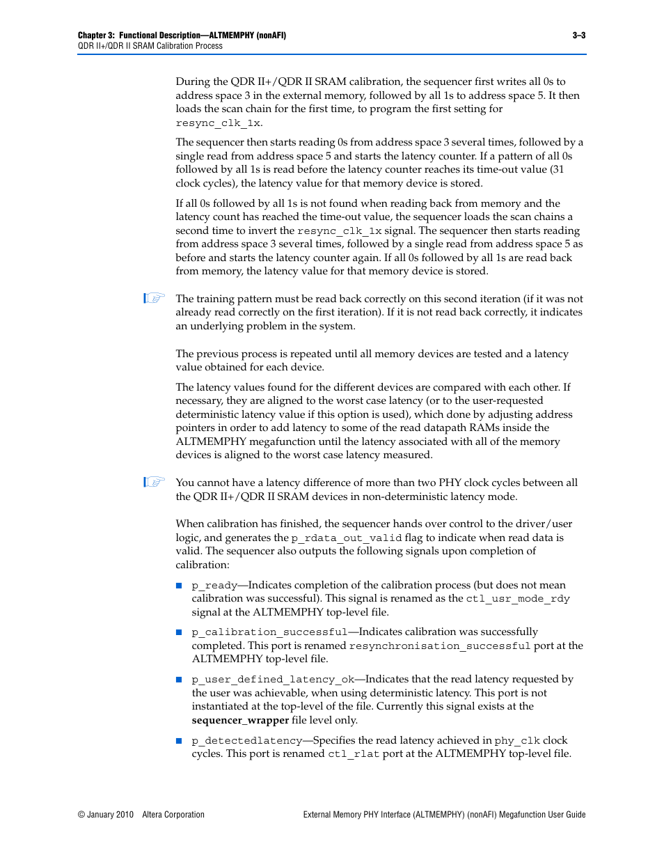Altera External Memory PHY Interface User Manual | Page 19 / 83