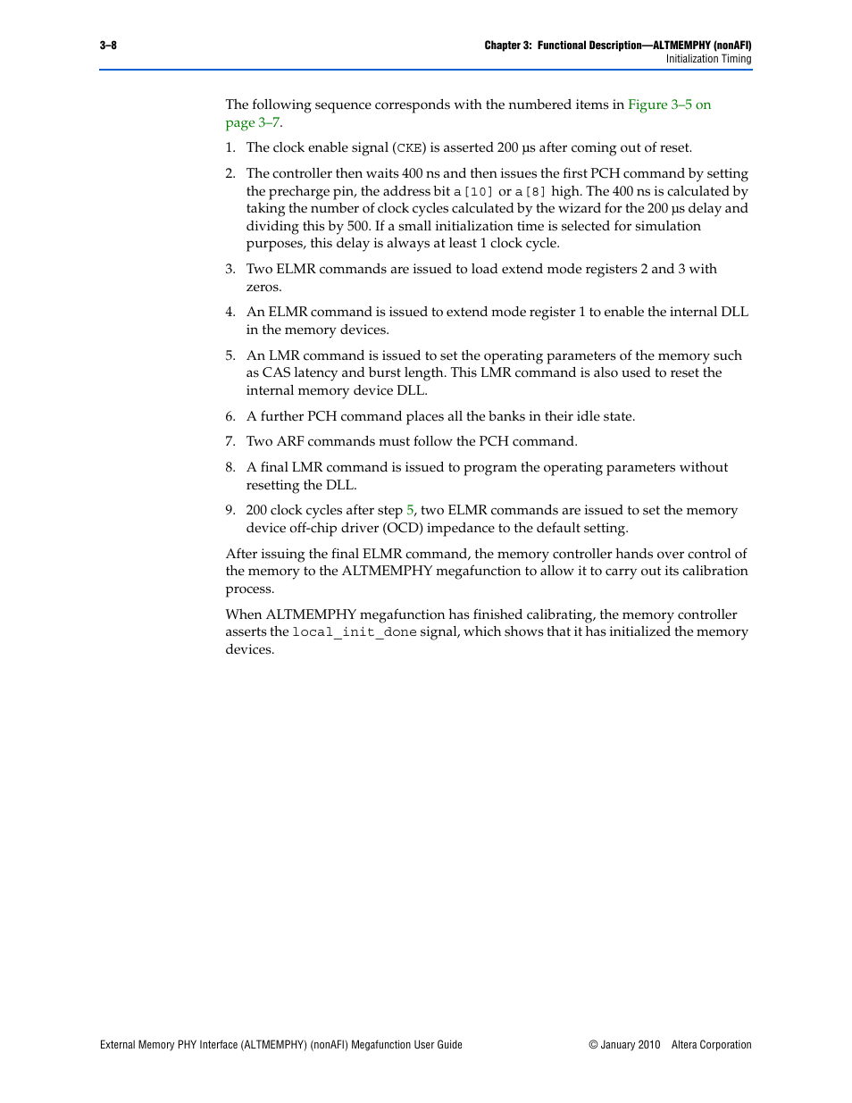 Altera External Memory PHY Interface User Manual | Page 24 / 83