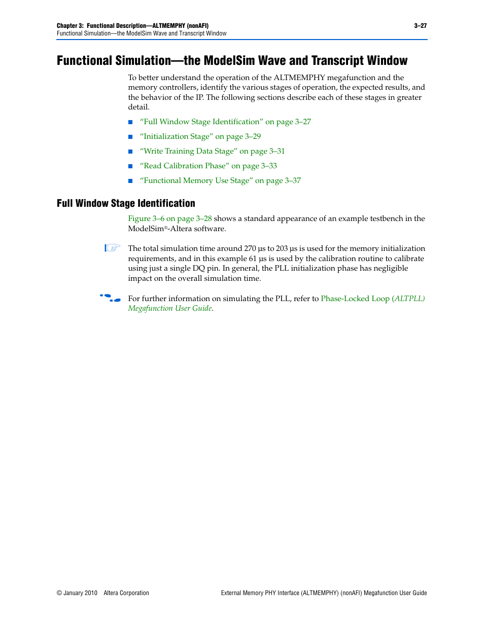 Full window stage identification, Full window stage identification –27 | Altera External Memory PHY Interface User Manual | Page 43 / 83