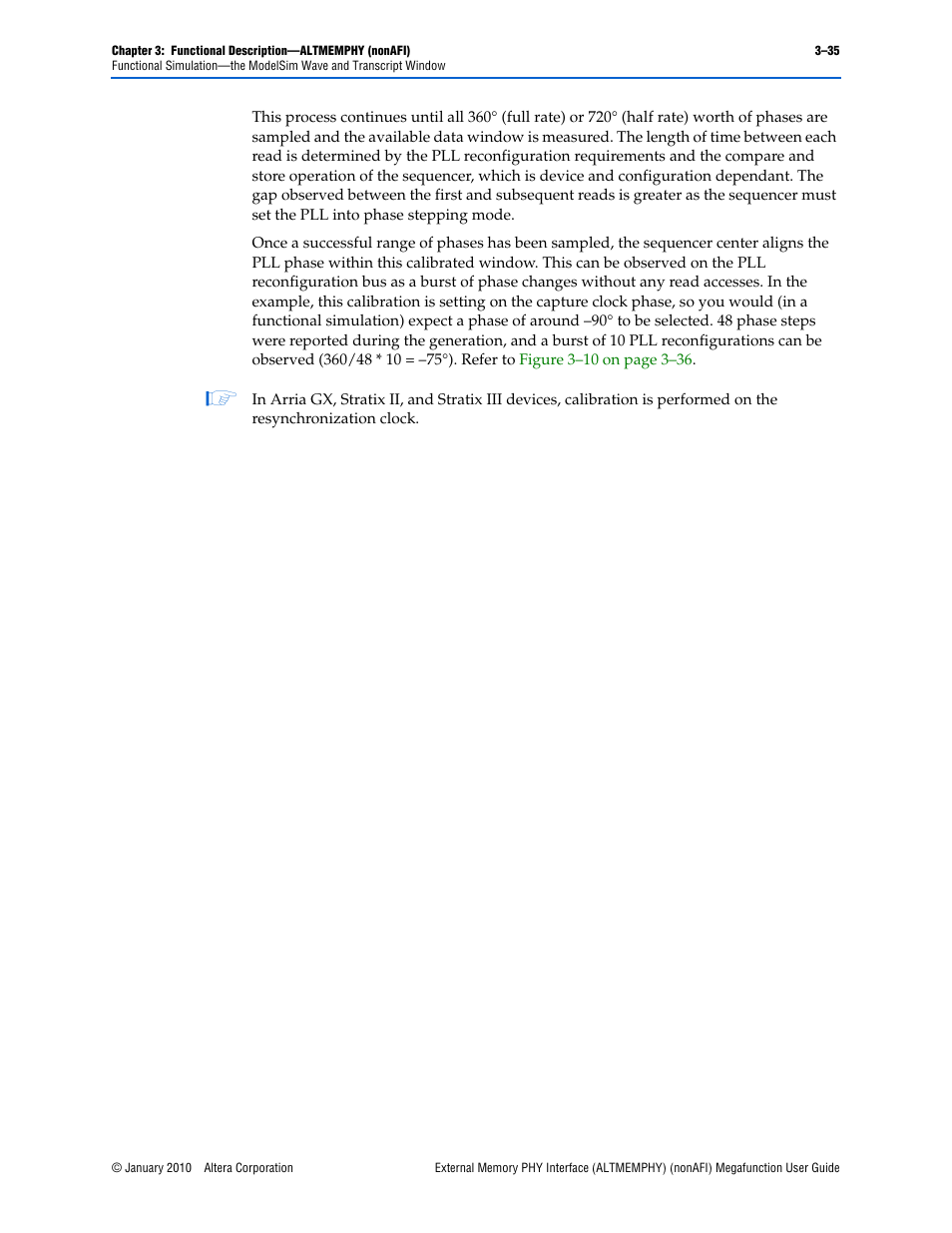 Altera External Memory PHY Interface User Manual | Page 51 / 83