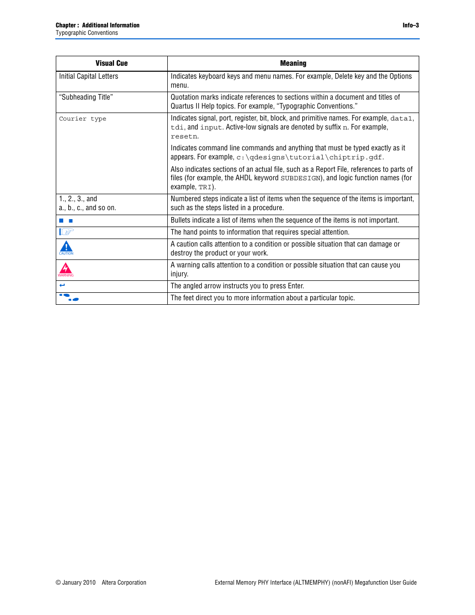 Altera External Memory PHY Interface User Manual | Page 83 / 83