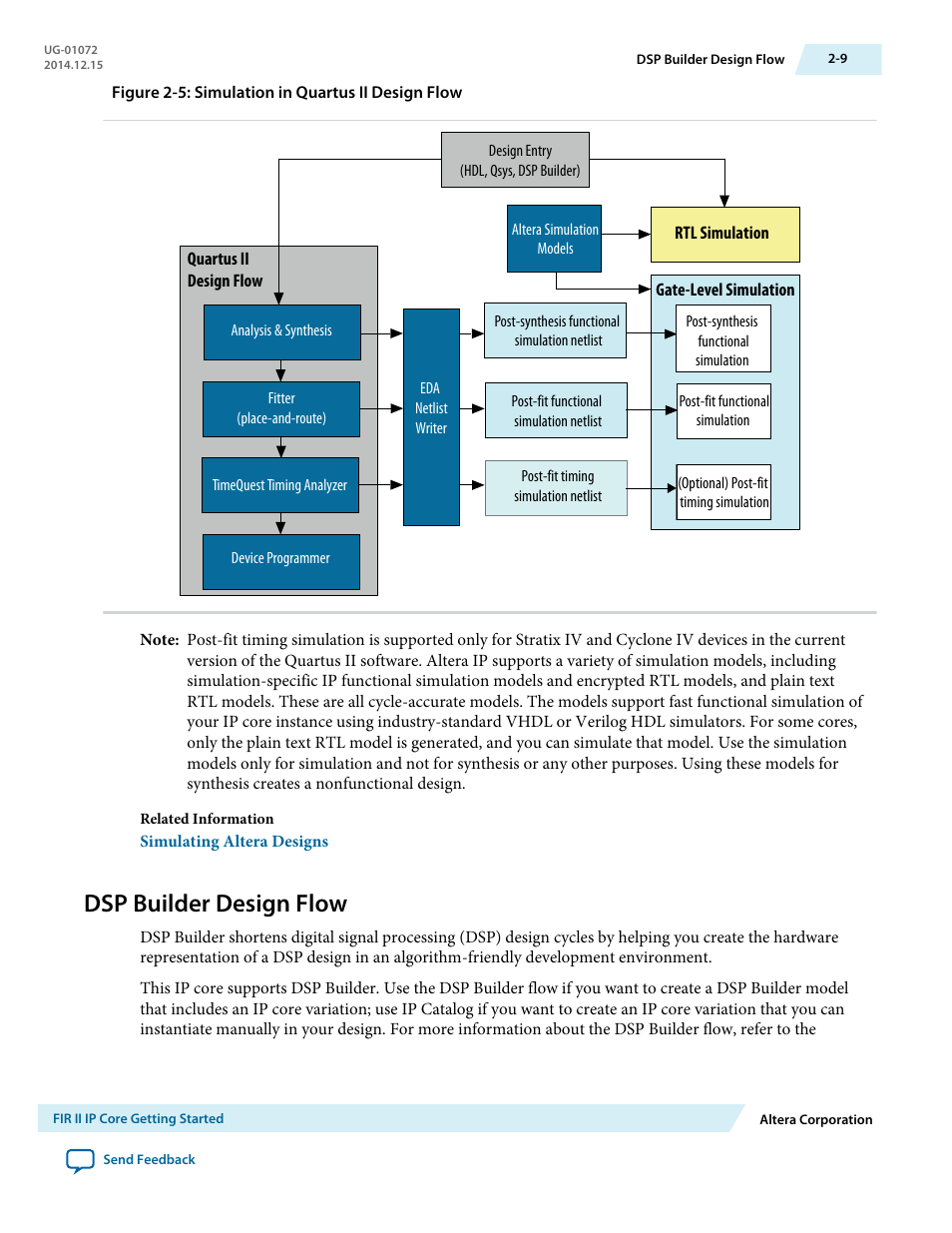 Dsp builder design flow, Dsp builder design flow -9 | Altera FIR Compiler II MegaCore Function User Manual | Page 24 / 57