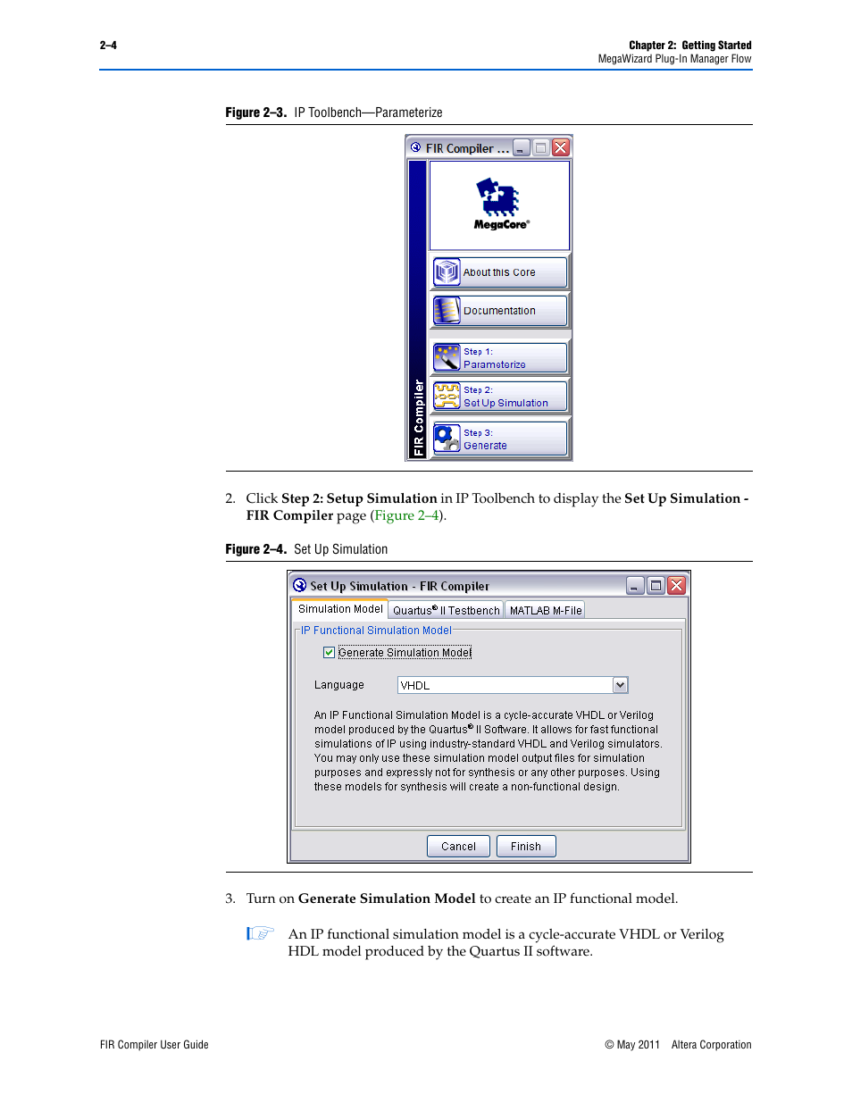 Altera FIR Compiler User Manual | Page 18 / 76