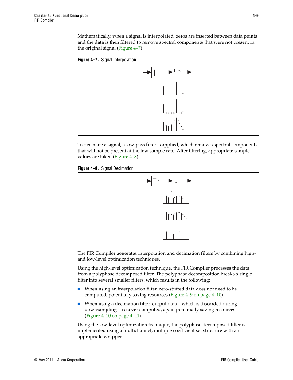 Altera FIR Compiler User Manual | Page 51 / 76