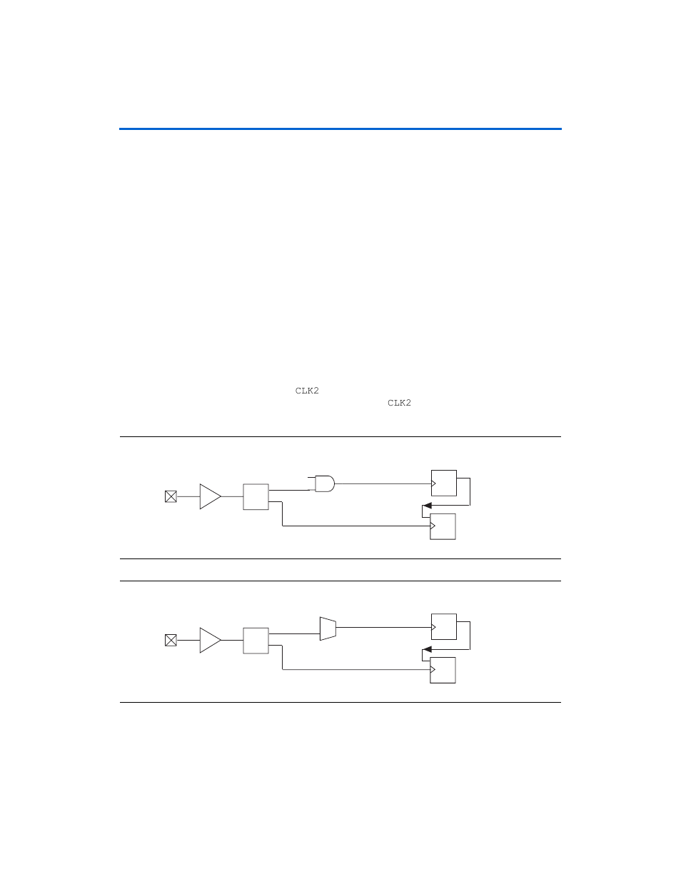 Various clock structures, Clock gated in core, Various clock structures –2 | Altera HardCopy II Clock Uncertainty Calculator User Manual | Page 28 / 62