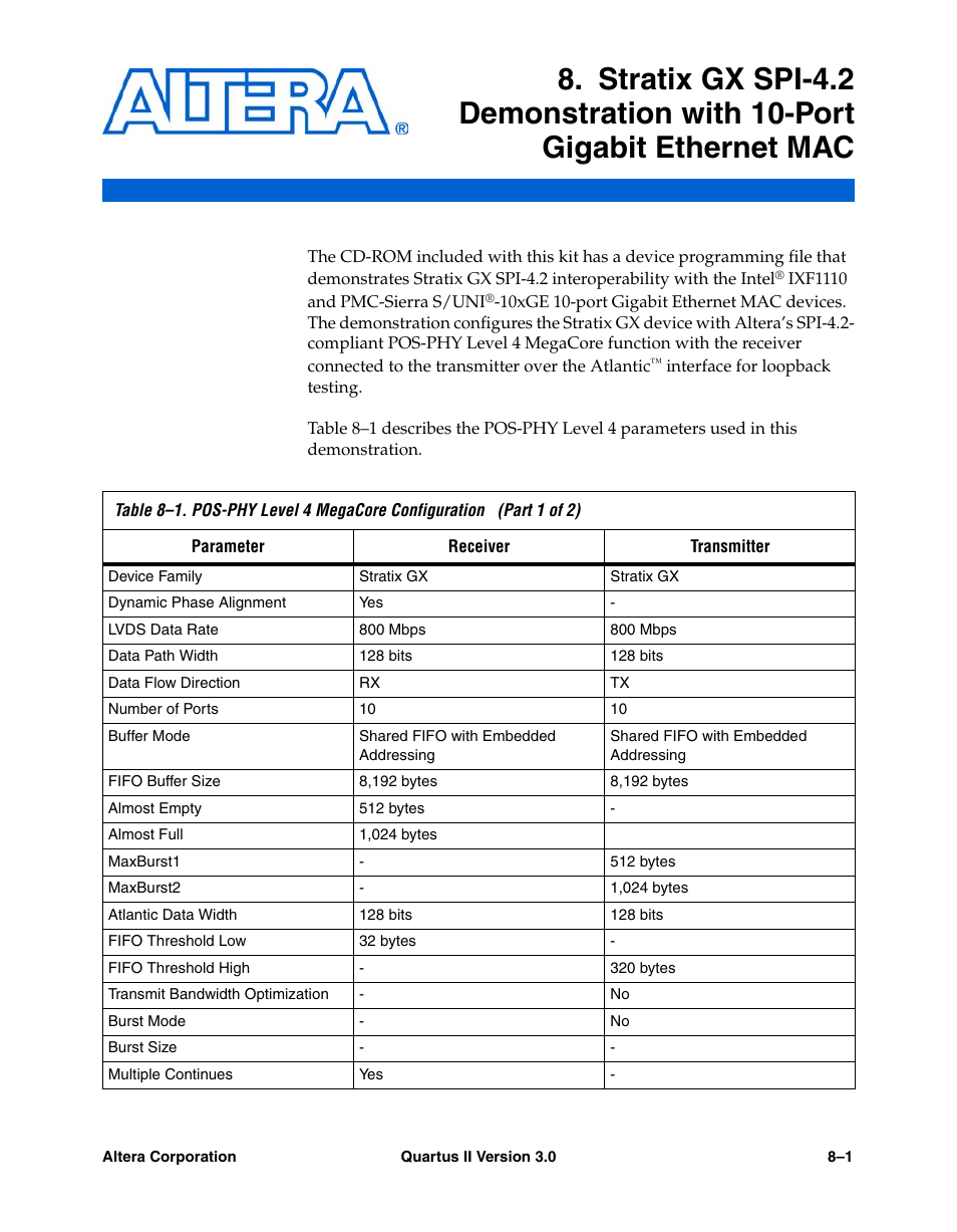 Altera High-Speed Development Kit, Stratix GX Edition User Manual | Page 129 / 140