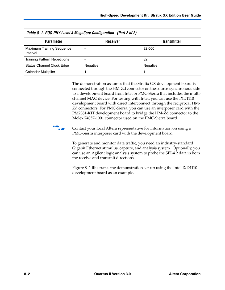 Altera High-Speed Development Kit, Stratix GX Edition User Manual | Page 130 / 140