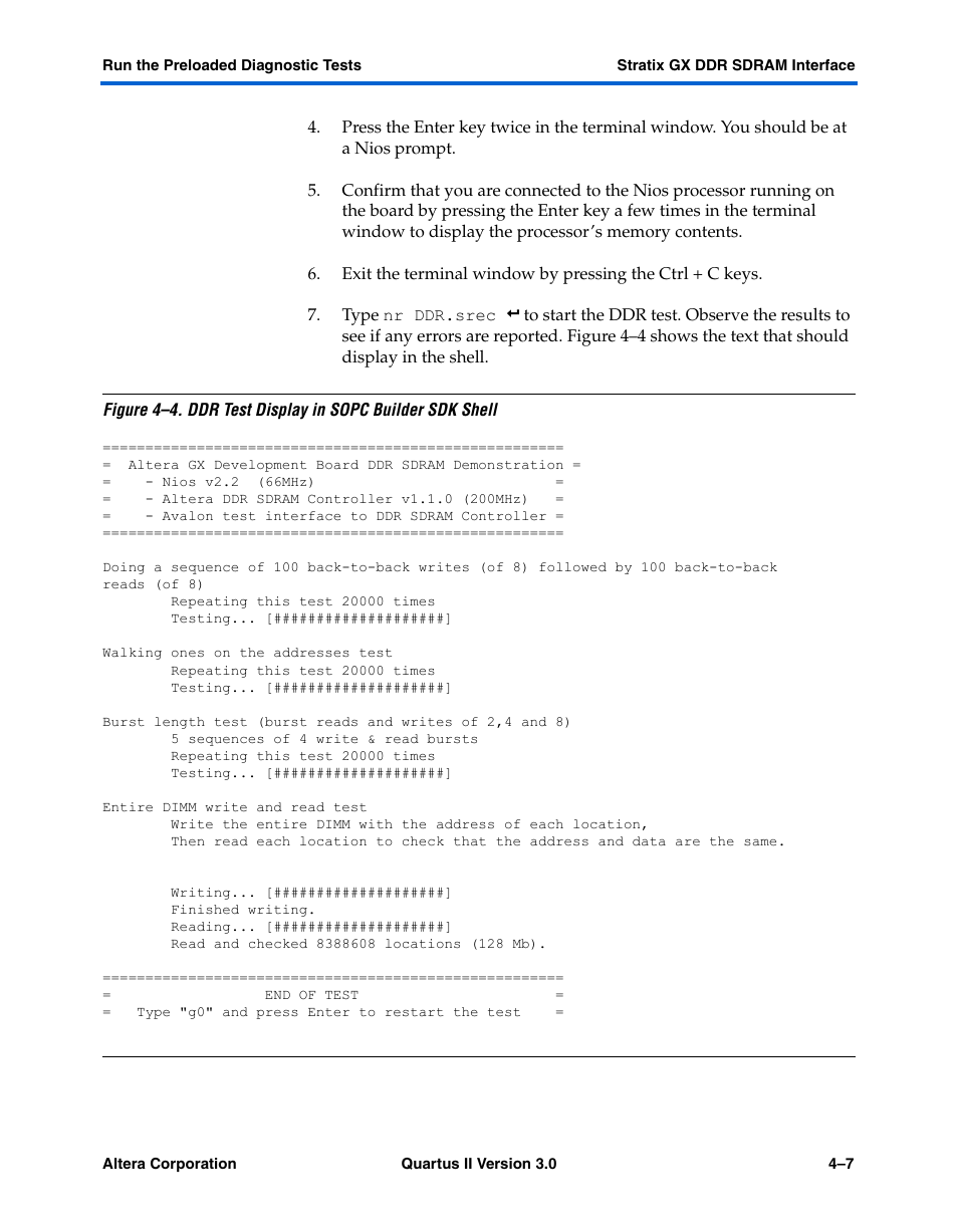 Altera High-Speed Development Kit, Stratix GX Edition User Manual | Page 35 / 140