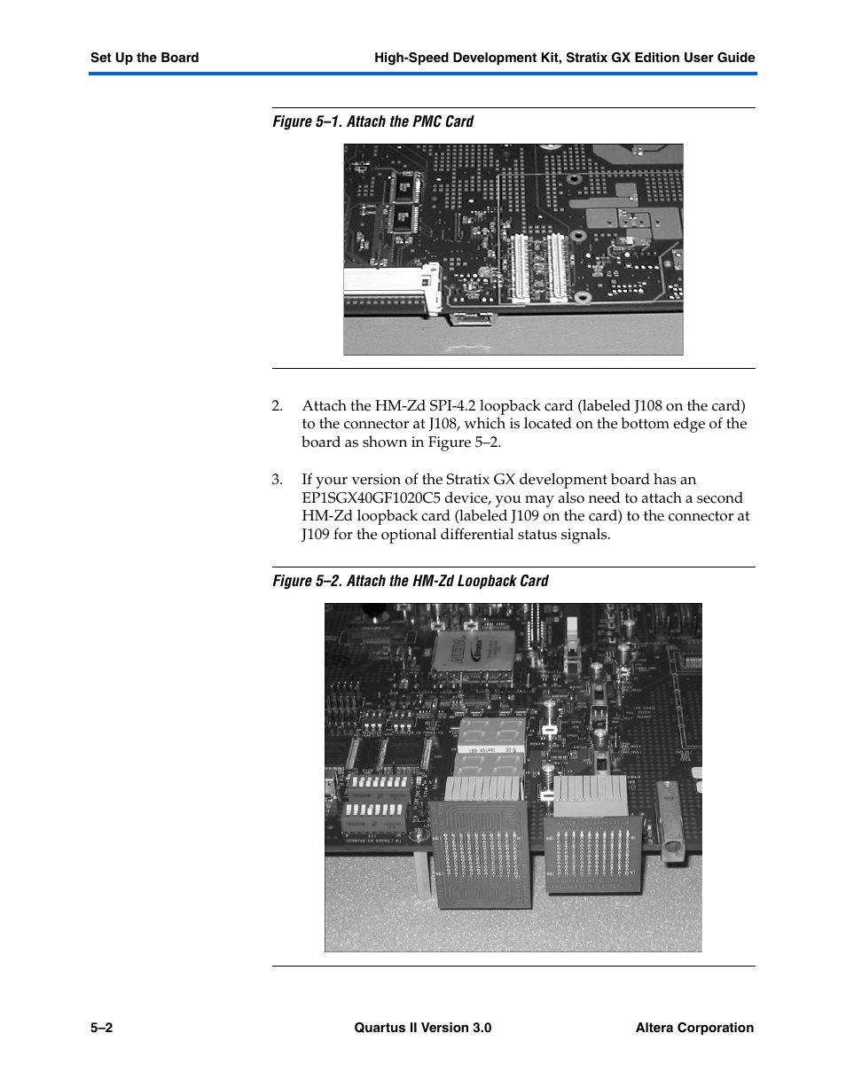 Altera High-Speed Development Kit, Stratix GX Edition User Manual | Page 46 / 140