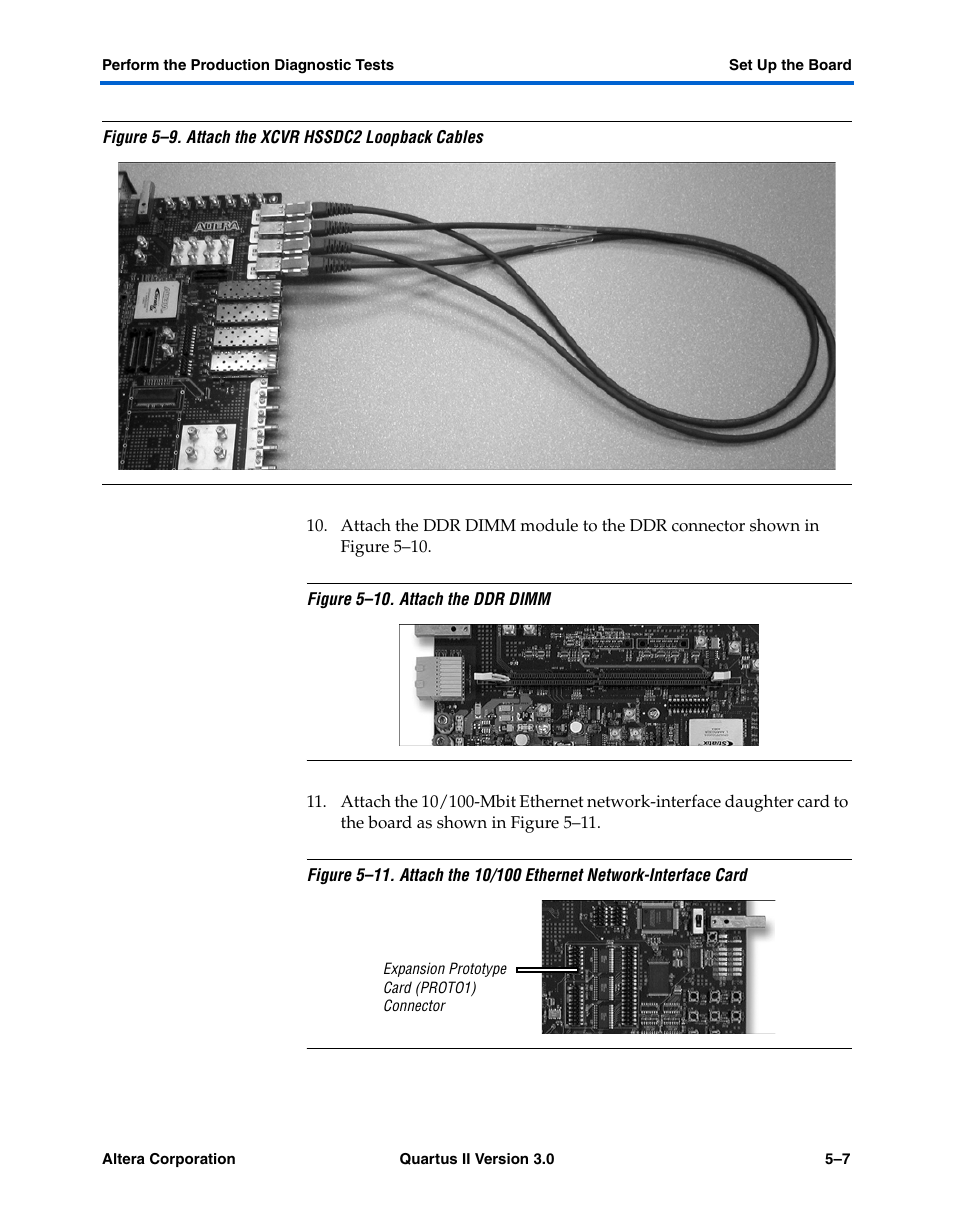 Altera High-Speed Development Kit, Stratix GX Edition User Manual | Page 51 / 140