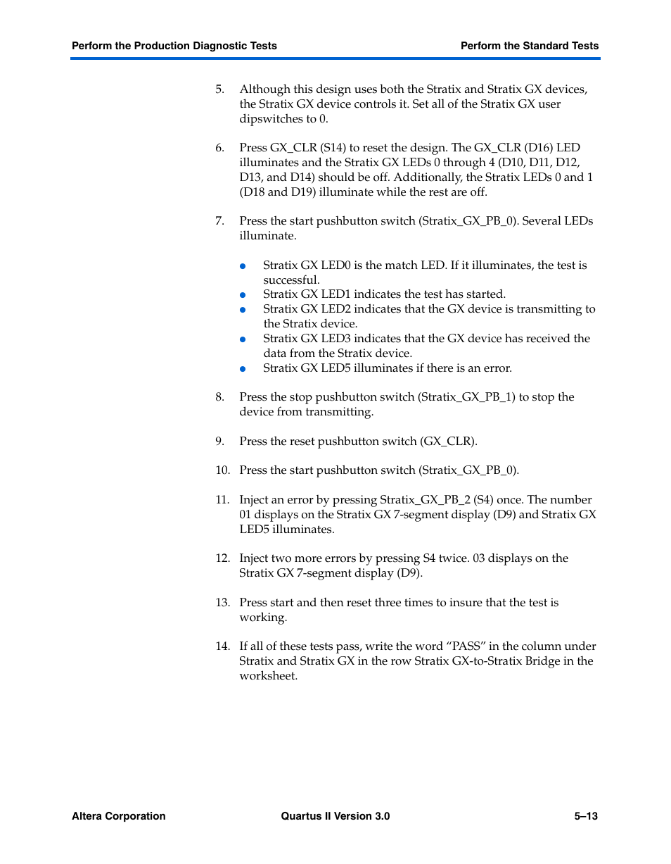 Altera High-Speed Development Kit, Stratix GX Edition User Manual | Page 57 / 140