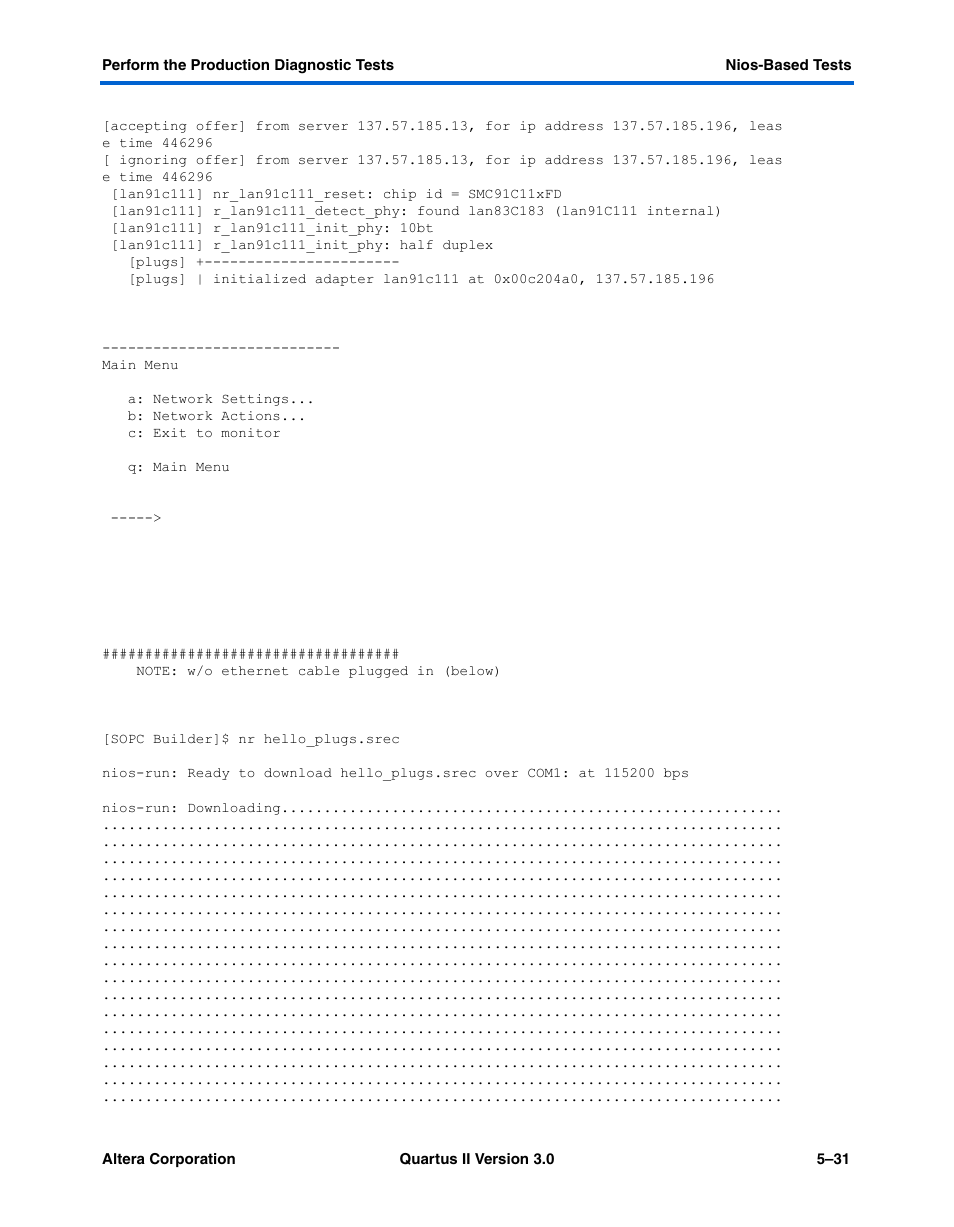 Altera High-Speed Development Kit, Stratix GX Edition User Manual | Page 75 / 140