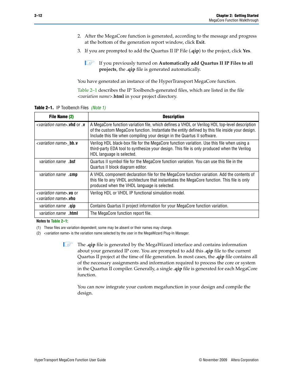 Altera HyperTransport MegaCore Function User Manual | Page 20 / 76